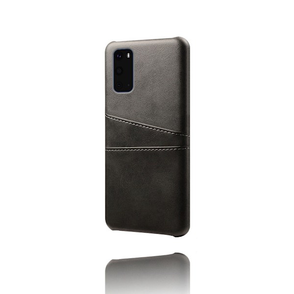 Läderskal Med Kortfack Samsung Galaxy S20 Svart