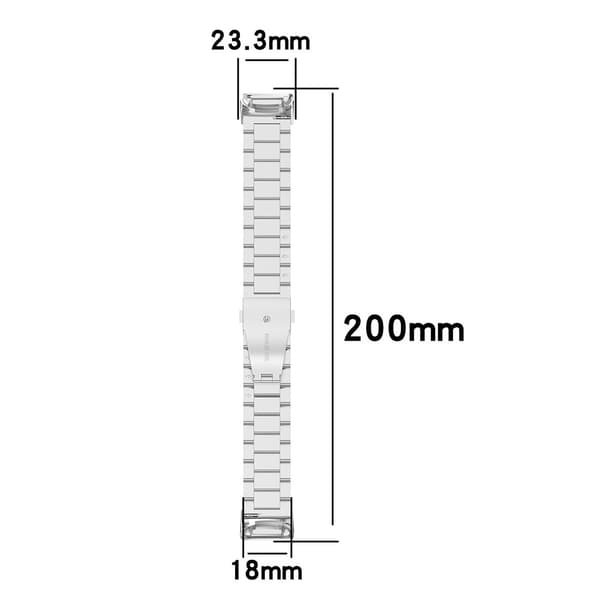 Titanarmband Fitbit Charge 6 Silver