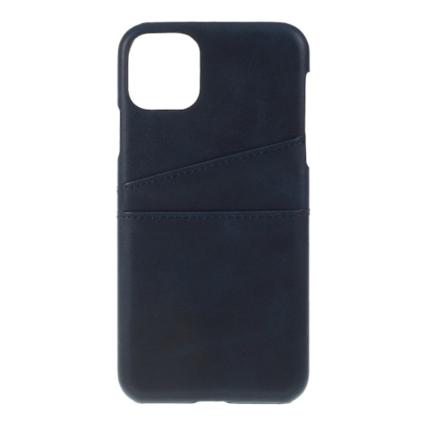 Läderskal Med Kortfack iPhone 11 Pro Max Mörkblå