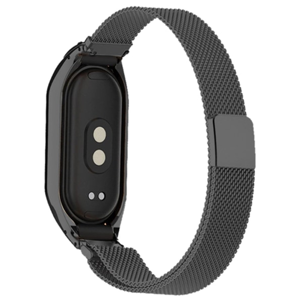 Milanese Loop Rem til Xiaomi Mi Band 5/6 Sort