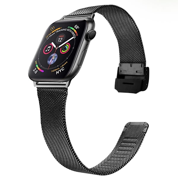 Armband Milanese Mesh Apple Watch 42mm Svart