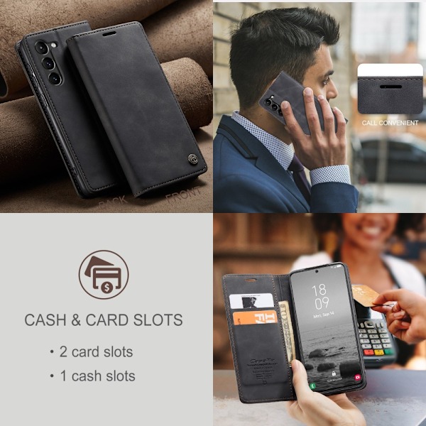 CaseMe Slim Wallet Case Samsung Galaxy S24 FE Sort