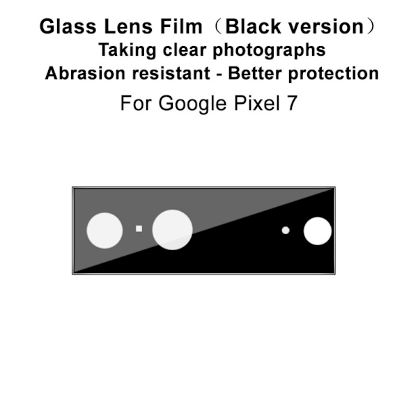 Imak Härdat Glas Linsskydd Google Pixel 7 Svart