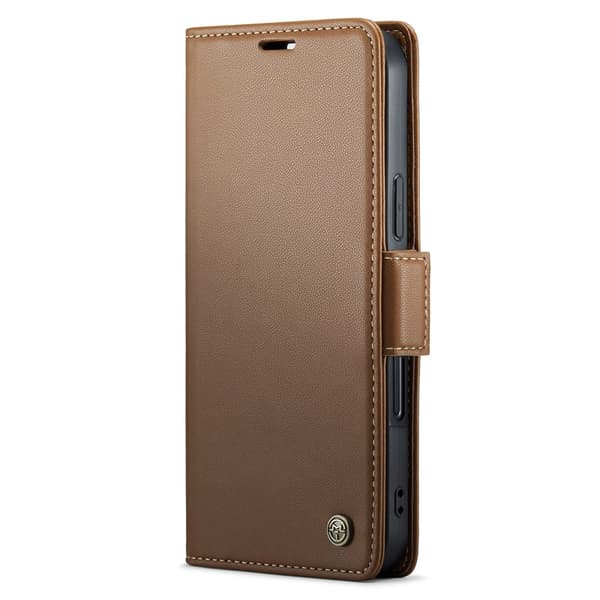 CaseMe Slim Pungetui RFID-beskyttelse iPhone 16 Brun