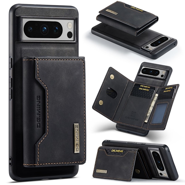 DG.MING Magnetisk kortholder etui Google Pixel 8 Pro Sort