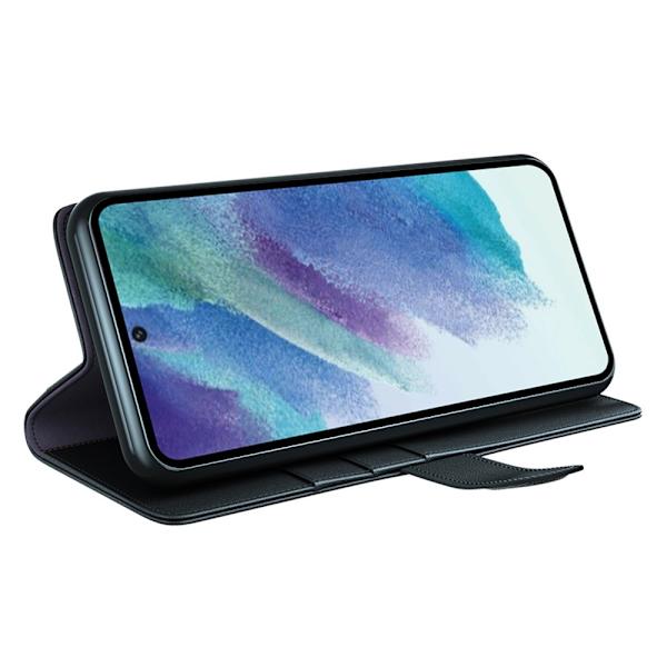 Ægte læderetui Samsung Galaxy S21 FE Sort