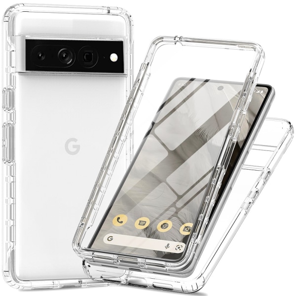 360 Full Cover Edge Case Google Pixel 8 Pro Transparent
