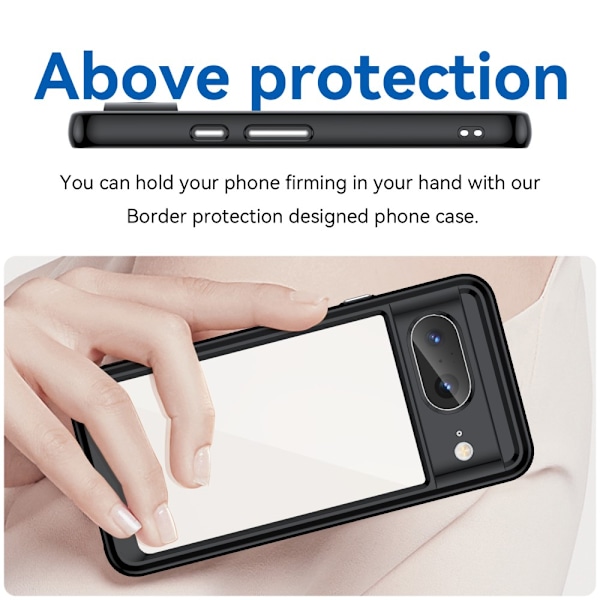 Hybrid Edge Case Google Pixel 8 Svart