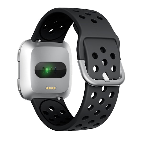 Fitbit Versa/Versa 2 -urheiluranneke, musta