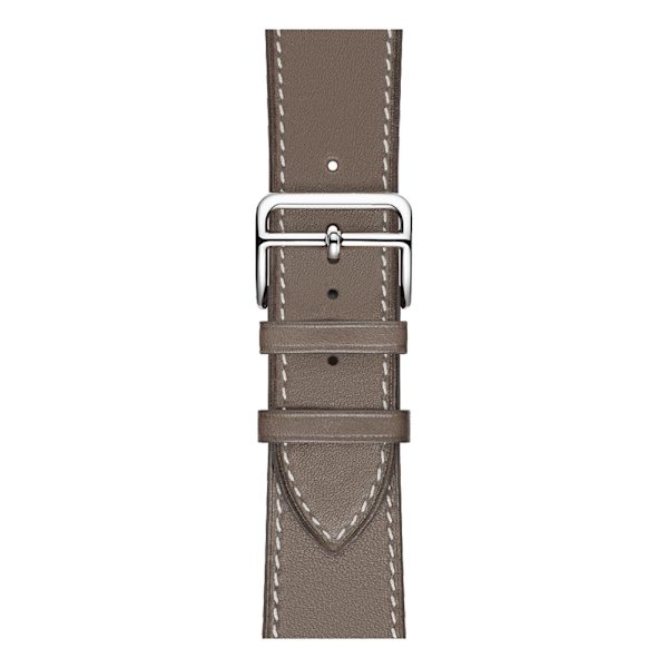 Ægte læderrem til Apple Watch 42/44/45/49 mm Grå