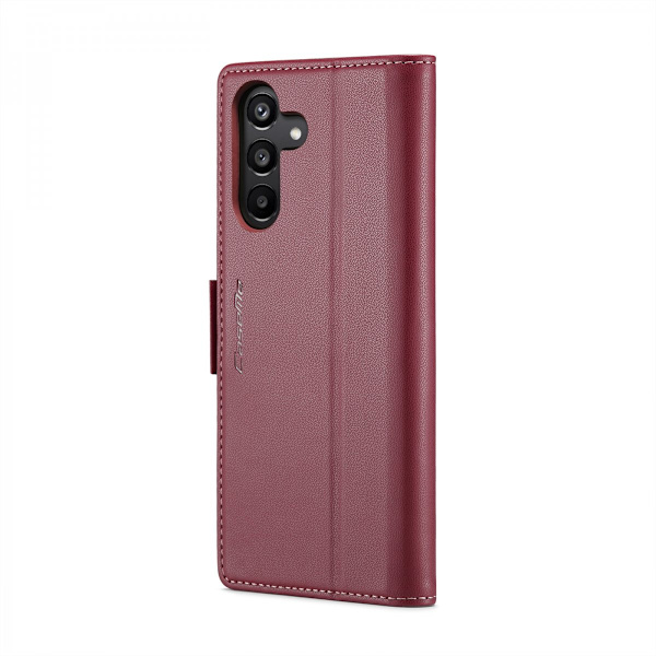 CaseMe Slim Lompakkokotelo RFID-suojalla Samsung Galaxy A15 Punainen