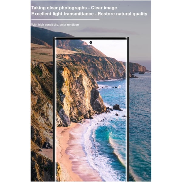 IMAK Hærdet Glas Linsebeskyttelse Samsung Galaxy S23 Ultra Sort
