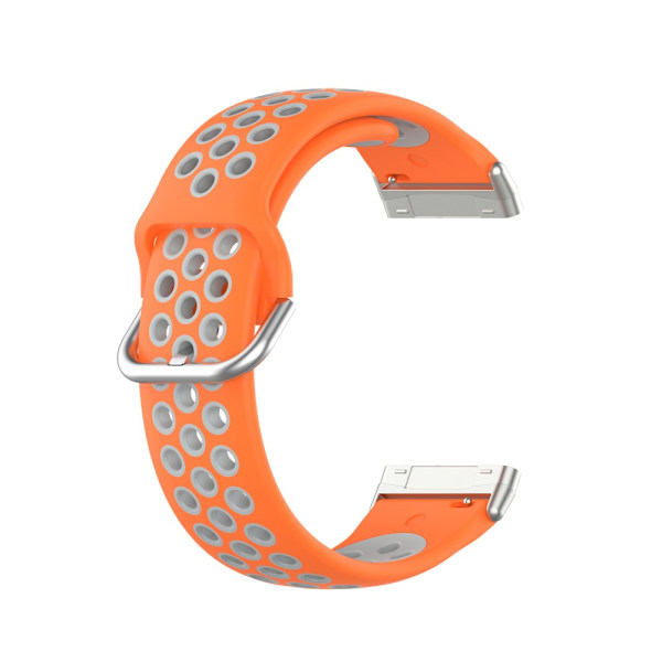 Fitbit Versa 3/Sense urheiluranneke Oranssi/Harmaa