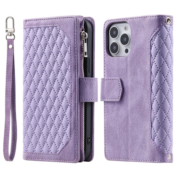iPhone 16 Pro Max Pungtaske Polstret Lilla