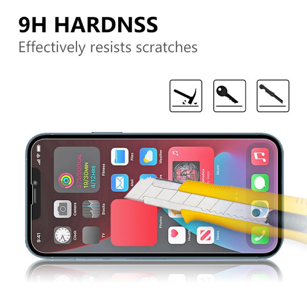 Skärmskydd iPhone 13 Mini 0.2mm Härdat Glas 2-Pack