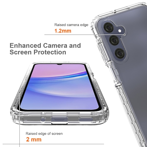 Allround-kotelo Samsung Galaxy A16:lle, läpinäkyvä