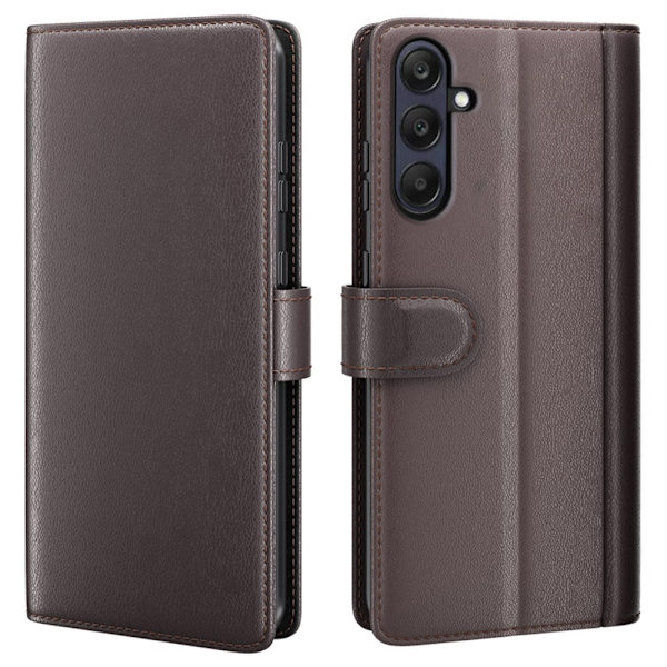 Äkta Läderfodral Samsung Galaxy A26 Brun
