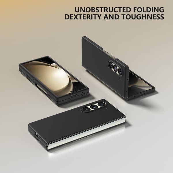 Hårdskal Gummeret Samsung Galaxy Z Fold 6 Sort