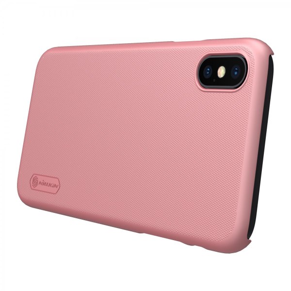 Nillkin Super Frosted -kotelo iPhone X/XS Rose Gold