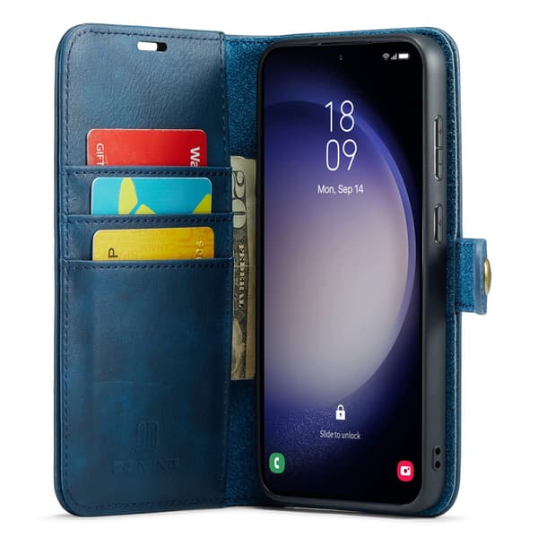 DG.MING 2-in-1 Magnet Wallet Samsung Galaxy A36 Blue