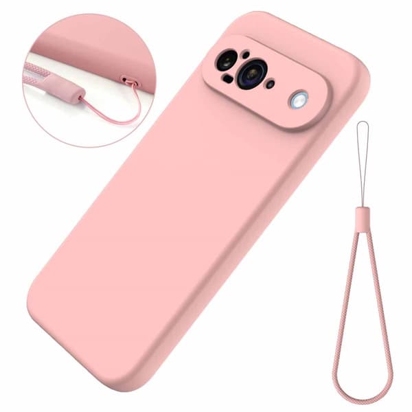 Silikonikuori Google Pixel 9 Pinkki