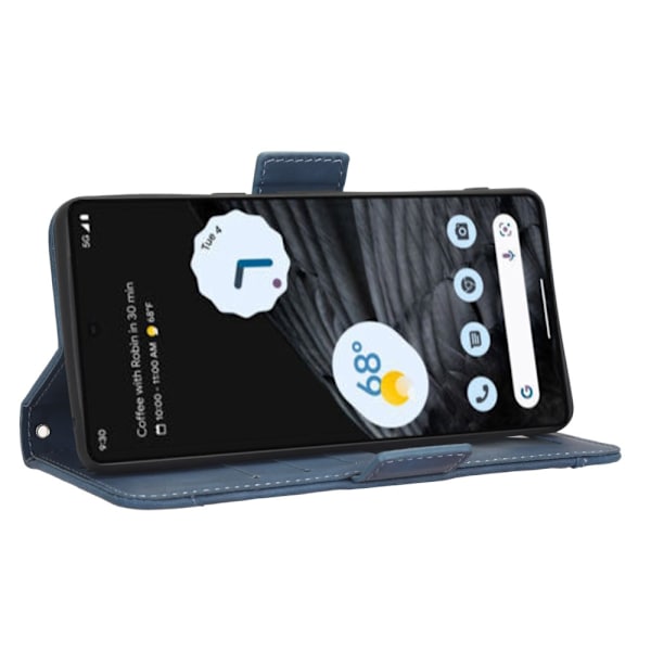 Monikäyttöinen lompakkokotelo Google Pixel 7 Prolle, sininen