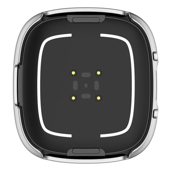 Fitbit Versa 4/Sense 2 -suojakotelo, hopea
