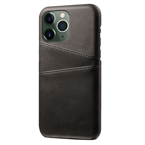 Läderskal Med Kortfack iPhone 14 Pro Max Svart