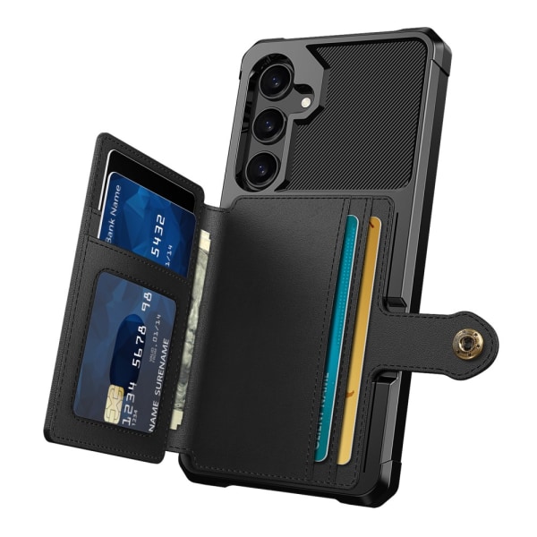 Multi-Slot Etui Samsung Galaxy S24 Plus Sort