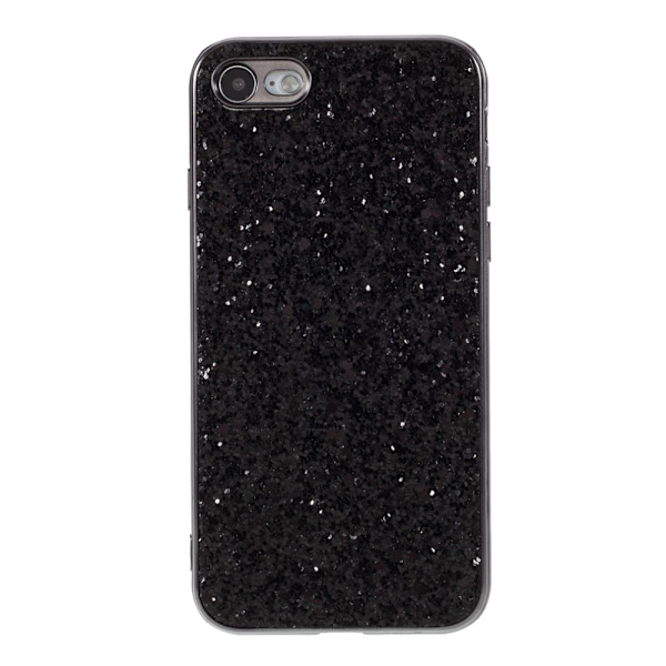 iPhone 7/8/SE Skal Glitter Svart