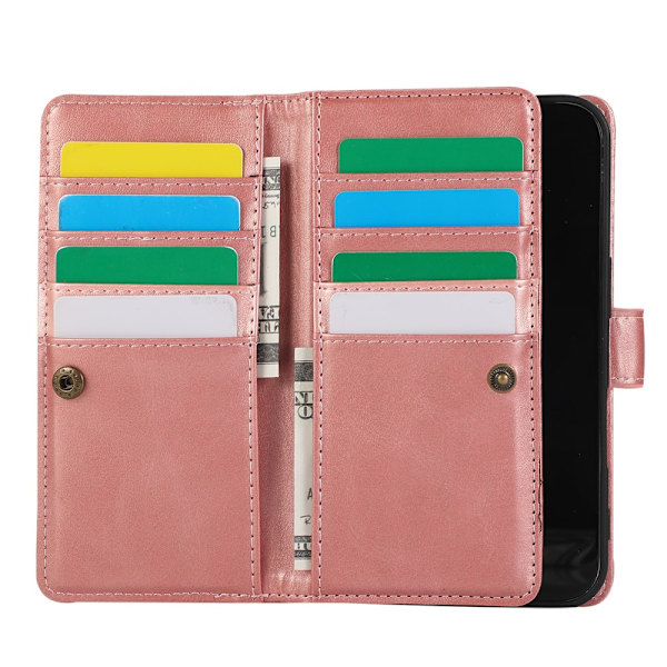 Pungetui Multi-Slot iPhone 16 Roséguld