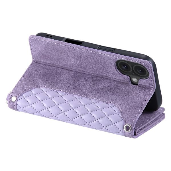 iPhone 16 Pungetui Polstret Lilla