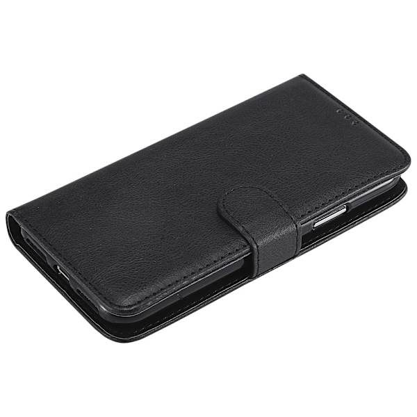 Magnet Leather Wallet iPhone XS/X Svart