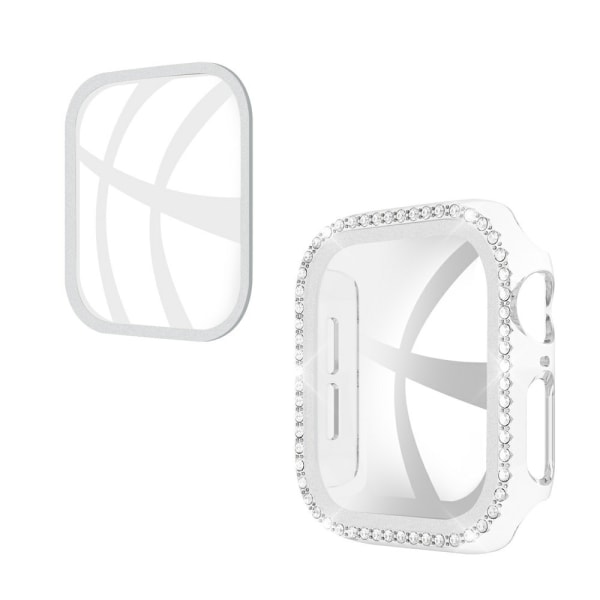 Apple Watch 38mm Skal och Skärmskydd Härdat Glas Transparent