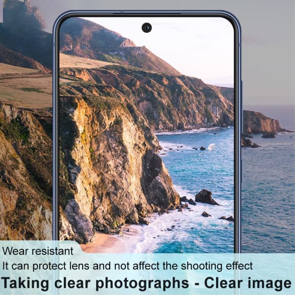 IMAK Härdat Glas Linsskydd Samsung Galaxy S21 FE Svart