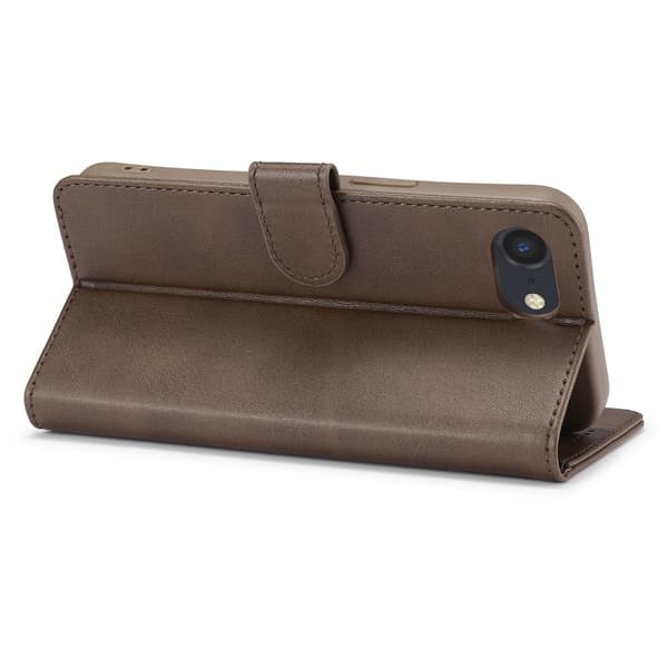 LC.IMEEKE Plånboksfodral iPhone 16e Brun