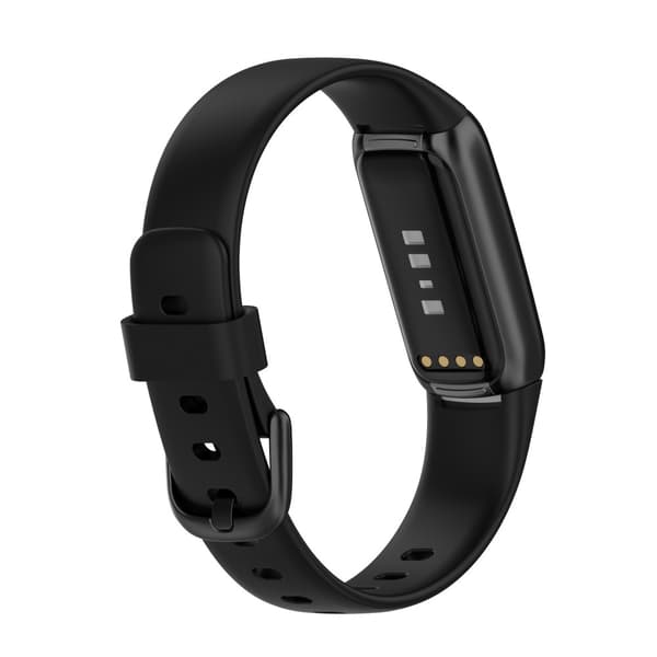 Fitbit Luxe silikonearmbånd sort (S)