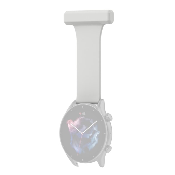Samsung Galaxy Watch 46mm/45 mm Rem Sjuksköterskeklocka Ljusgrå