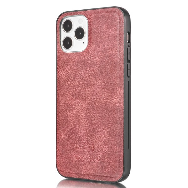 DG.MING 2-in-1 Magnet Wallet iPhone 13 Mini Red