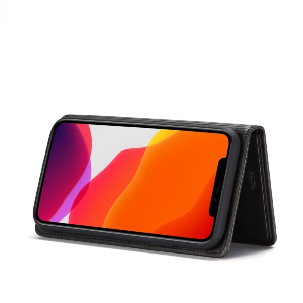 LC.IMEEKE Plånboksfodral i Läder iPhone 11 Pro Max Svart