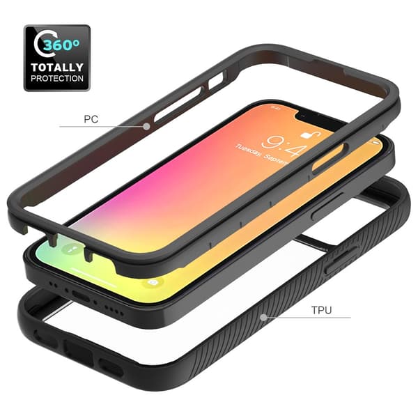 Allround Cover Skal iPhone 13 Mini Svart