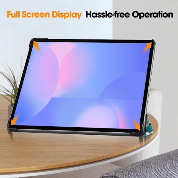 Samsung Galaxy Tab S10 FE Plus Fodral Tri-fold Körsbärsblommor