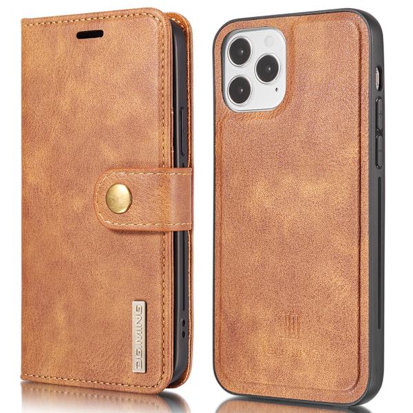 DG.MING 2-in-1 Magnet Wallet iPhone 13 Pro Cognac