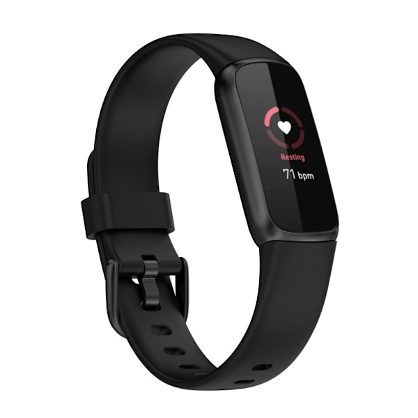 Silikonarmband Fitbit Luxe Svart (L)