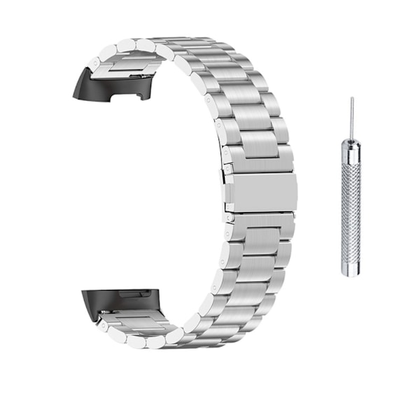 Fitbit Charge 5 -hopeametalliranneke