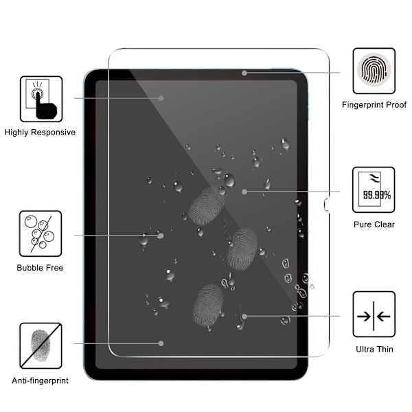 Apple iPad Air 11 7. sukupolvi (2025) Näytönsuoja Karkaistu Lasi 0.3mm