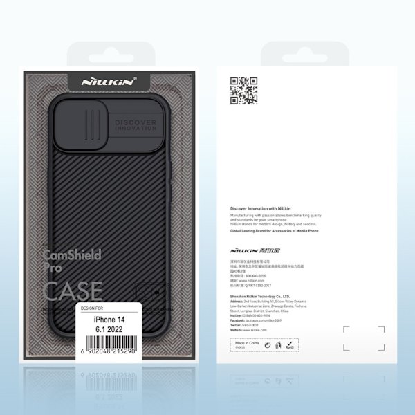 Nillkin CamShield Skal iPhone 13 Sort