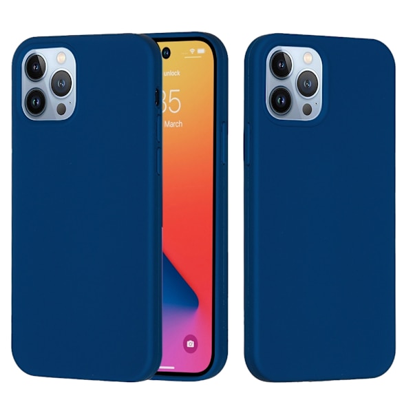 Silikonikuori iPhone 14 Pro Max Sininen