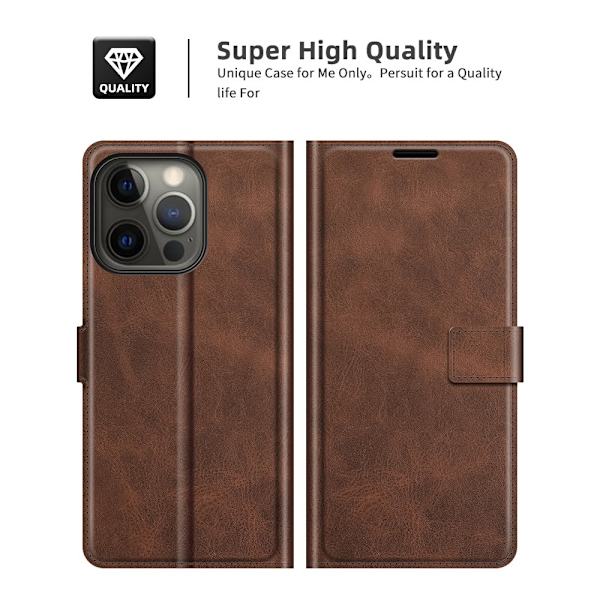 iPhone 13 Pro Max Læderpung Brun