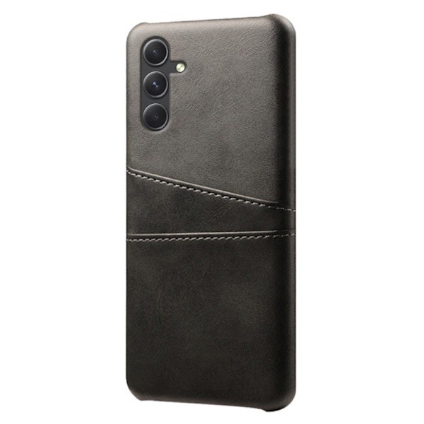 Läderskal Kortfack Samsung Galaxy A55 Svart